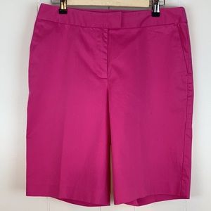 Pink Liz Claiborne Jackie Bermuda Shorts size 8